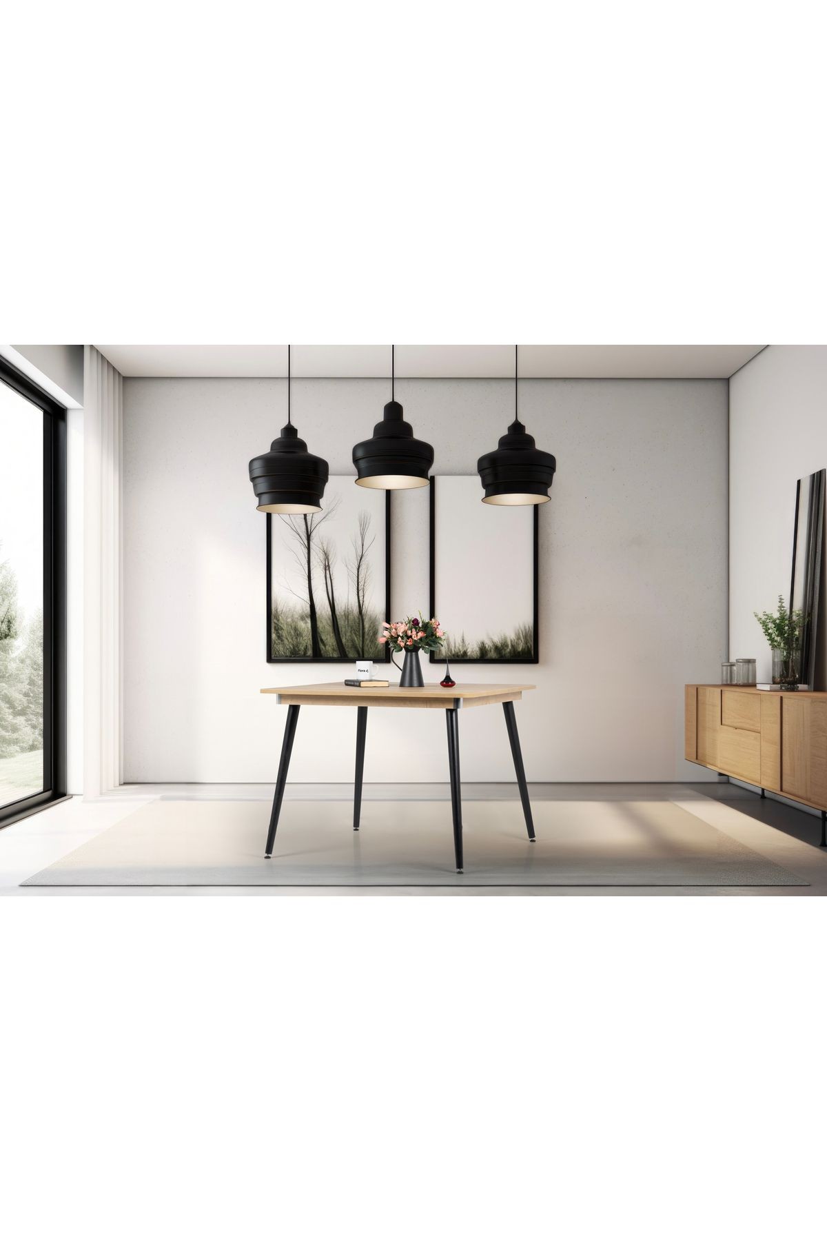 Bistro 90*90 Cm /kare Mutfak Masası /kare Yemek Masası /mutfak Masası (MEŞE)