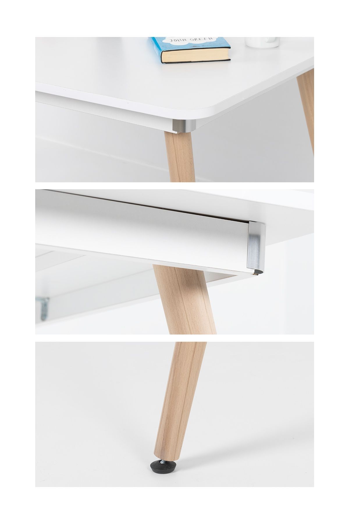 Bistro 160x80 Cm / Dikdörtgen Mutfak Masası / Mutfak Yemek Masası / Dikdörtgen Masa / Beyaz