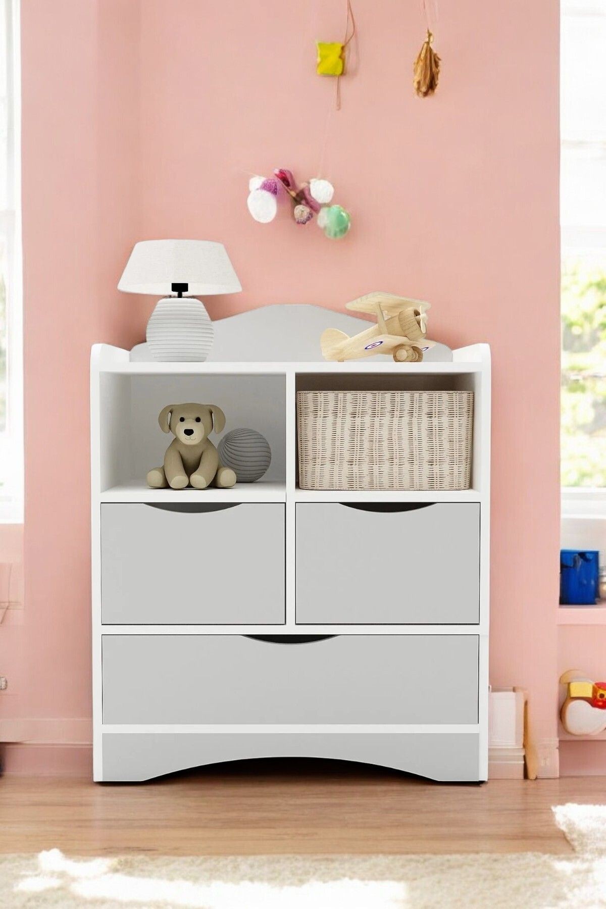Baby Step Oyuncak Dolabı /genç- Çocuk Odası Şifonyer / Çok Amaçlı Dolap / Çocuk Odası Düzenleyici