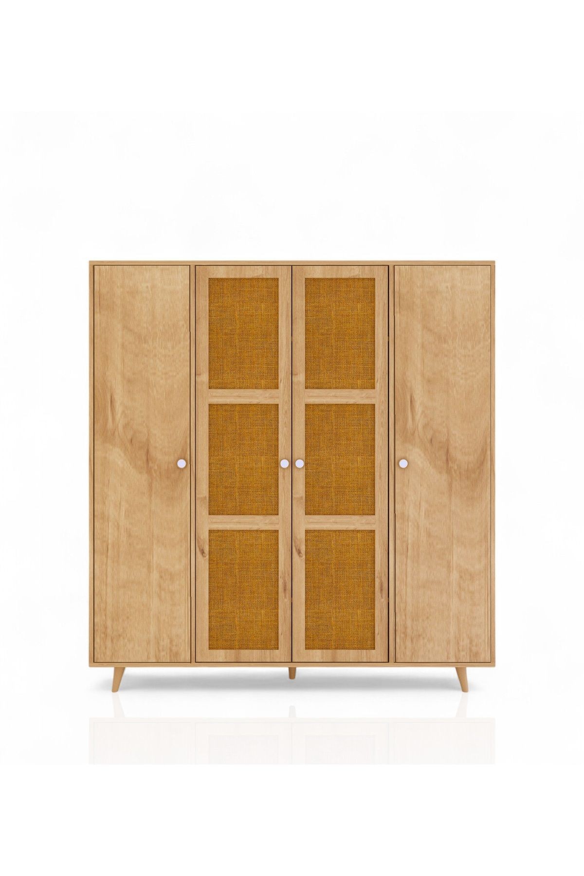 Bali Bohem Jüt 4 Kapaklı Gardırop / Elbise Dolabı 160cm
