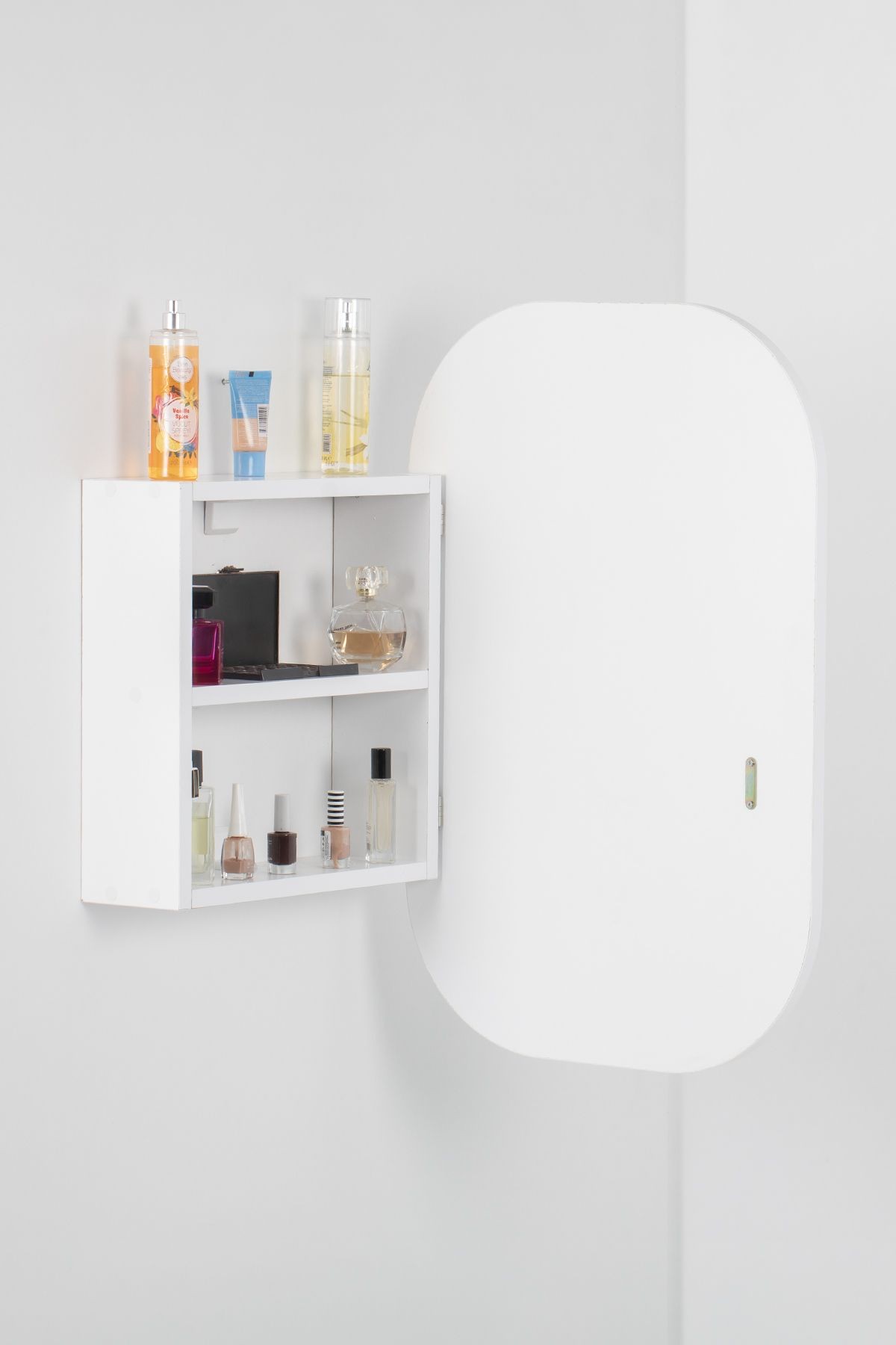 Side (BEYAZ) 75x50cm /banyo Dolabı Aynalı / Lavabo Üstü Dolap / Banyo Düzenleyici / Aynalı Dolap