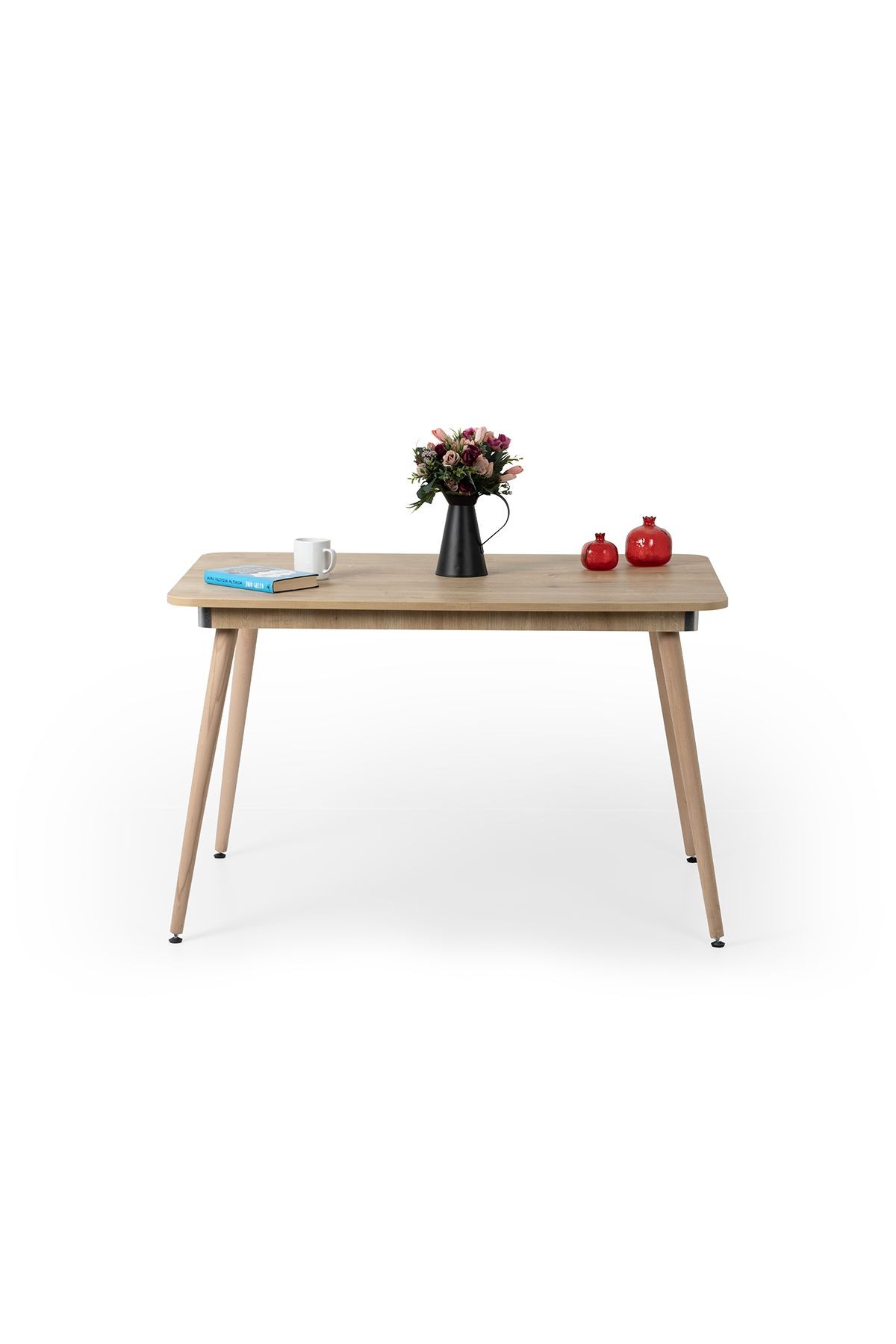 Bistro 160x80 Cm / Dikdörtgen Mutfak Masası / Mutfak Yemek Masası / Dikdörtgen Masa / Meşe
