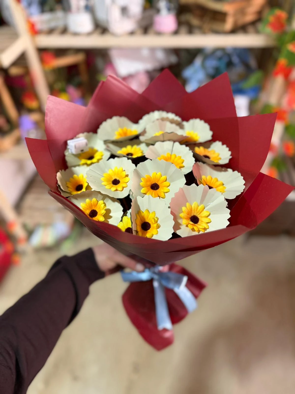 Işıklı Yapay Buket 