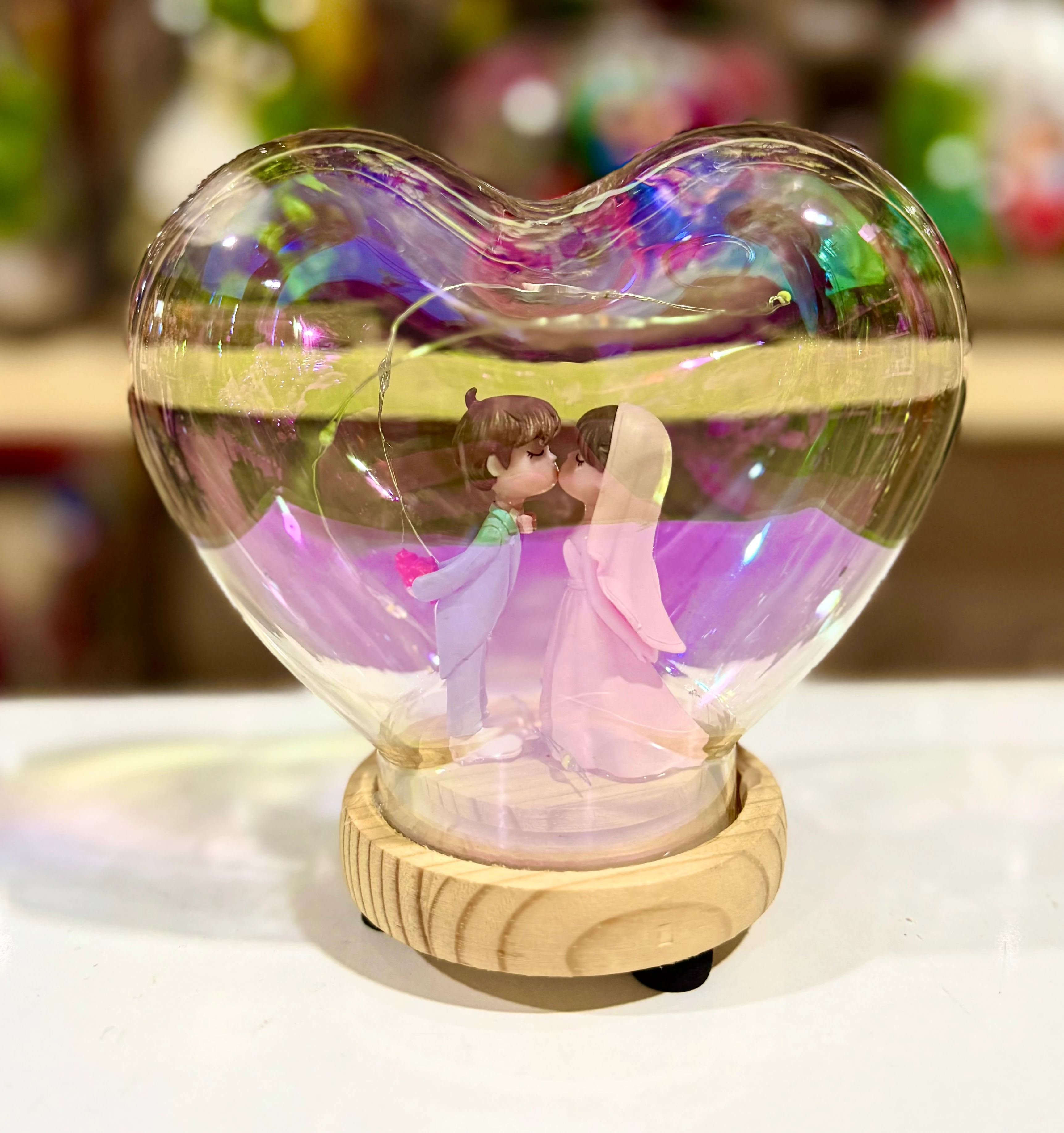 Işıklı Kalpli Hediyelik 