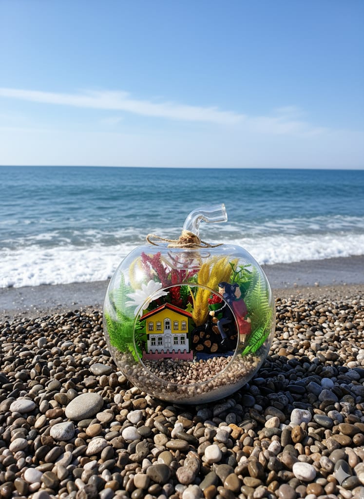 Elma Teraryumda Huzurlu Ev