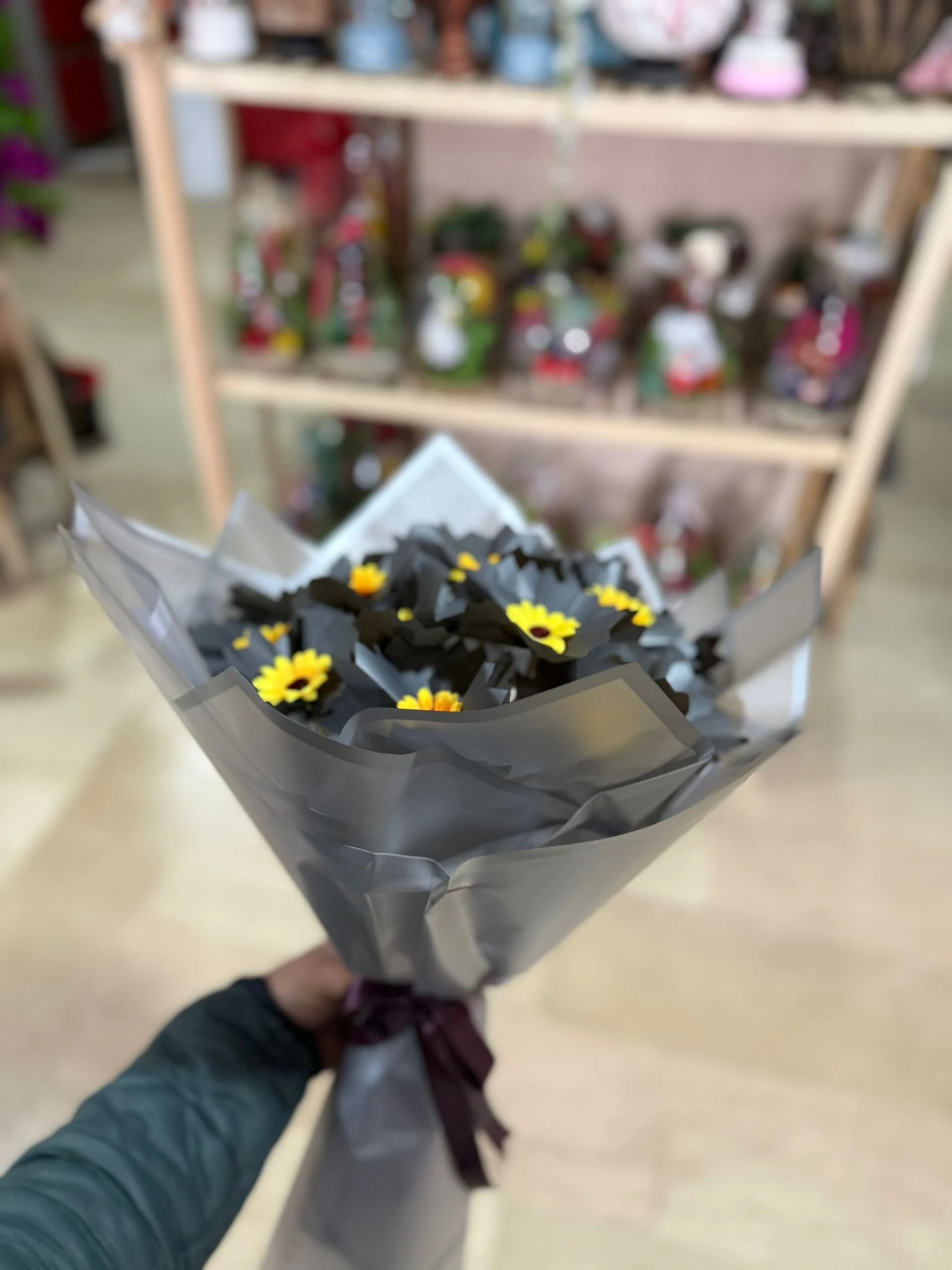 Işıklı Yapay Buket