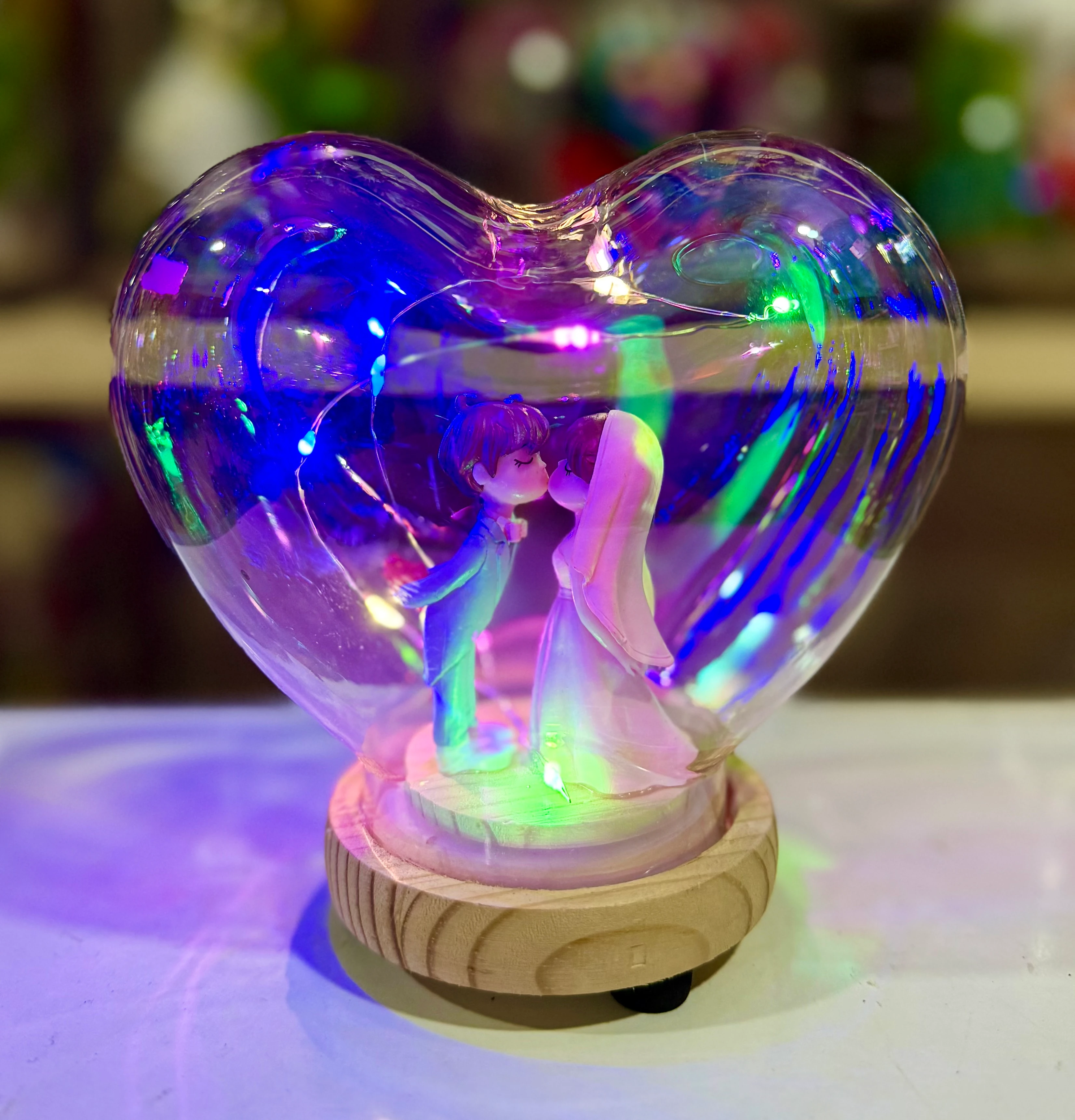 Işıklı Kalpli Hediyelik 