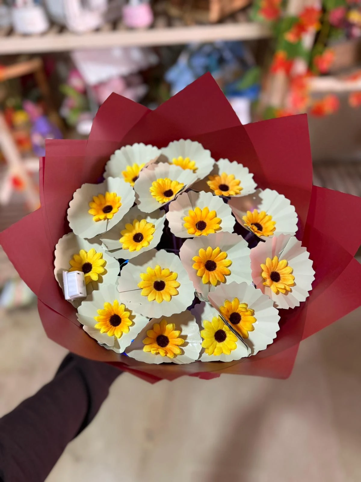 Işıklı Yapay Buket 