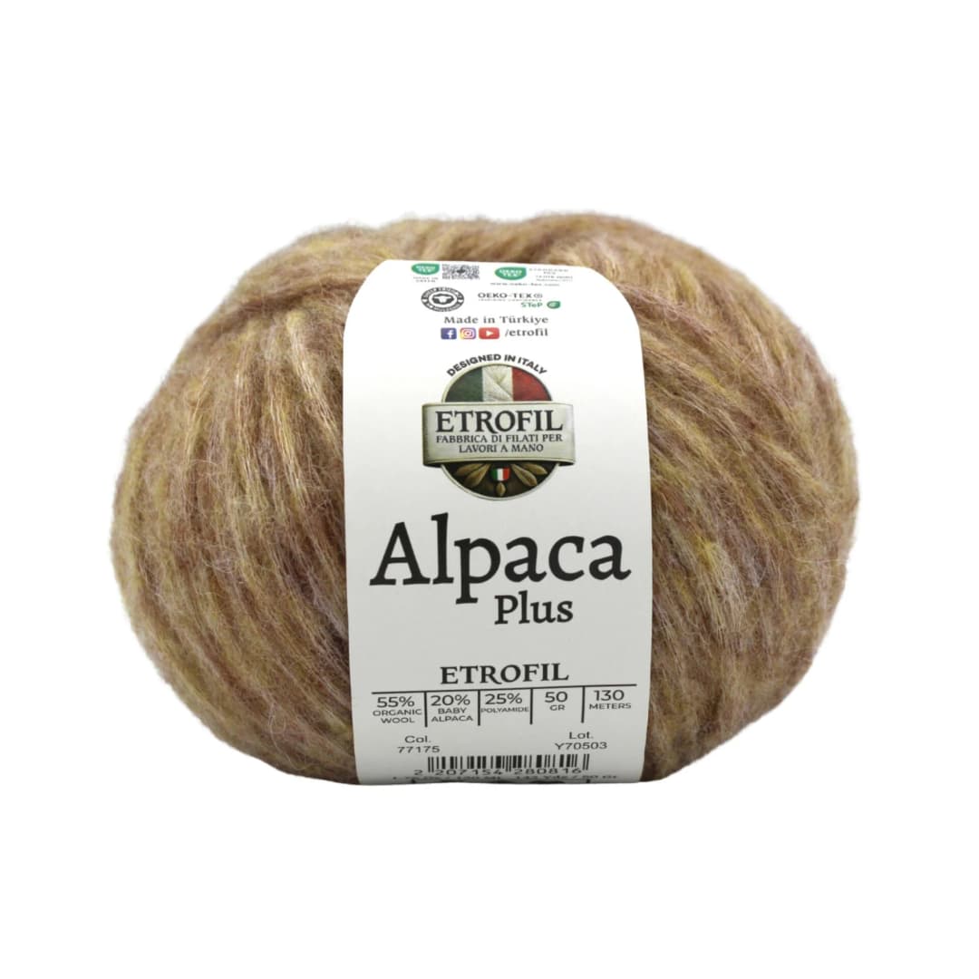 Etrofil Alpaca Plus 77175 Kehribar Sarı Örgü İpi İplik ve İp Fiyatı