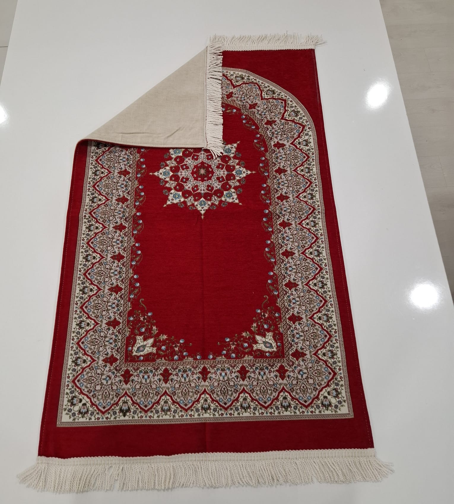 SECCADE MİHRAB ŞÖNİL TOPKAPI ASTARLI MODEL 3-121*74 Cm