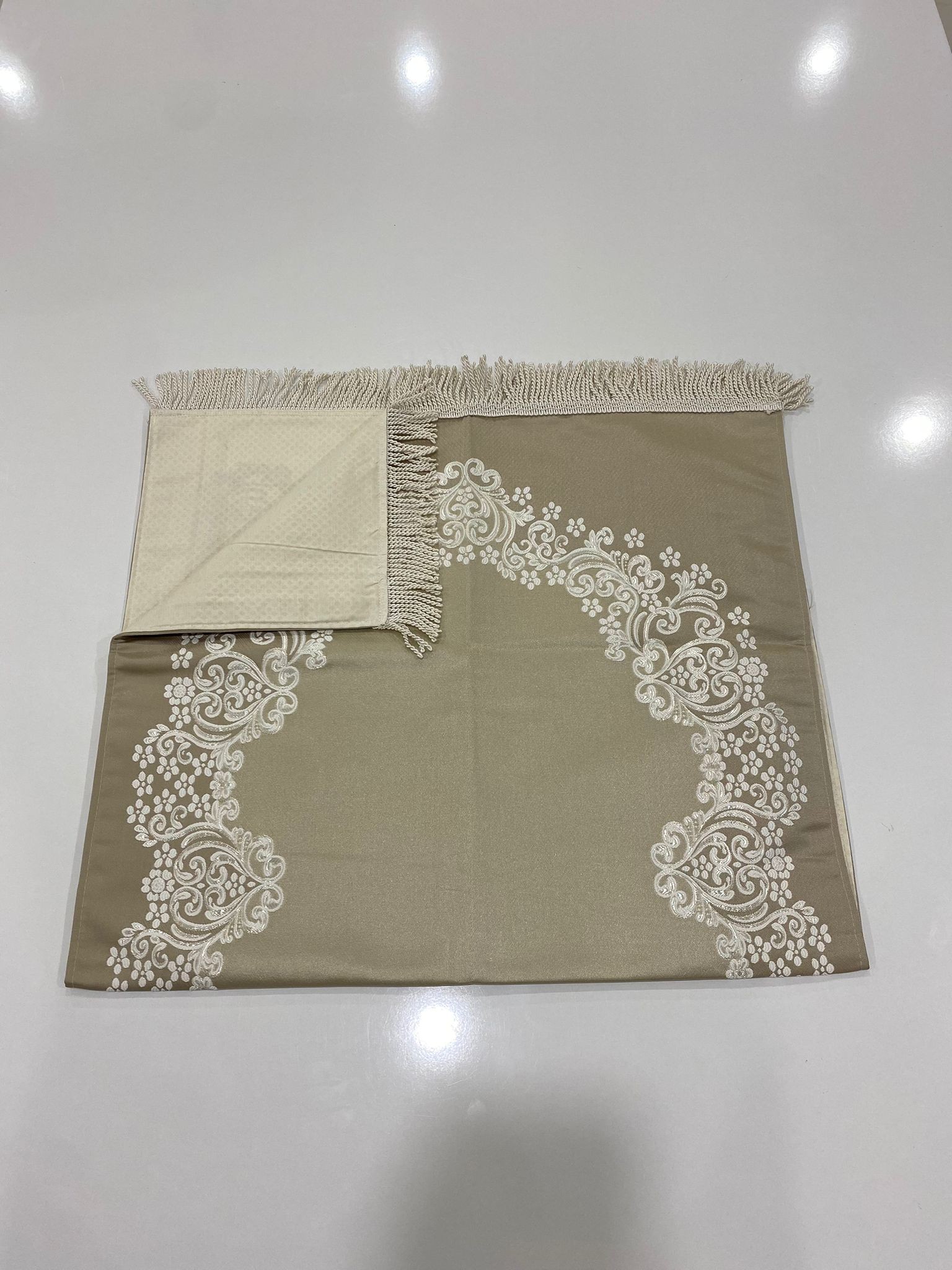 SECCADE SATEN DANTEL İŞLEMELİ ASTARLI MODEL 3 113*68 CM
