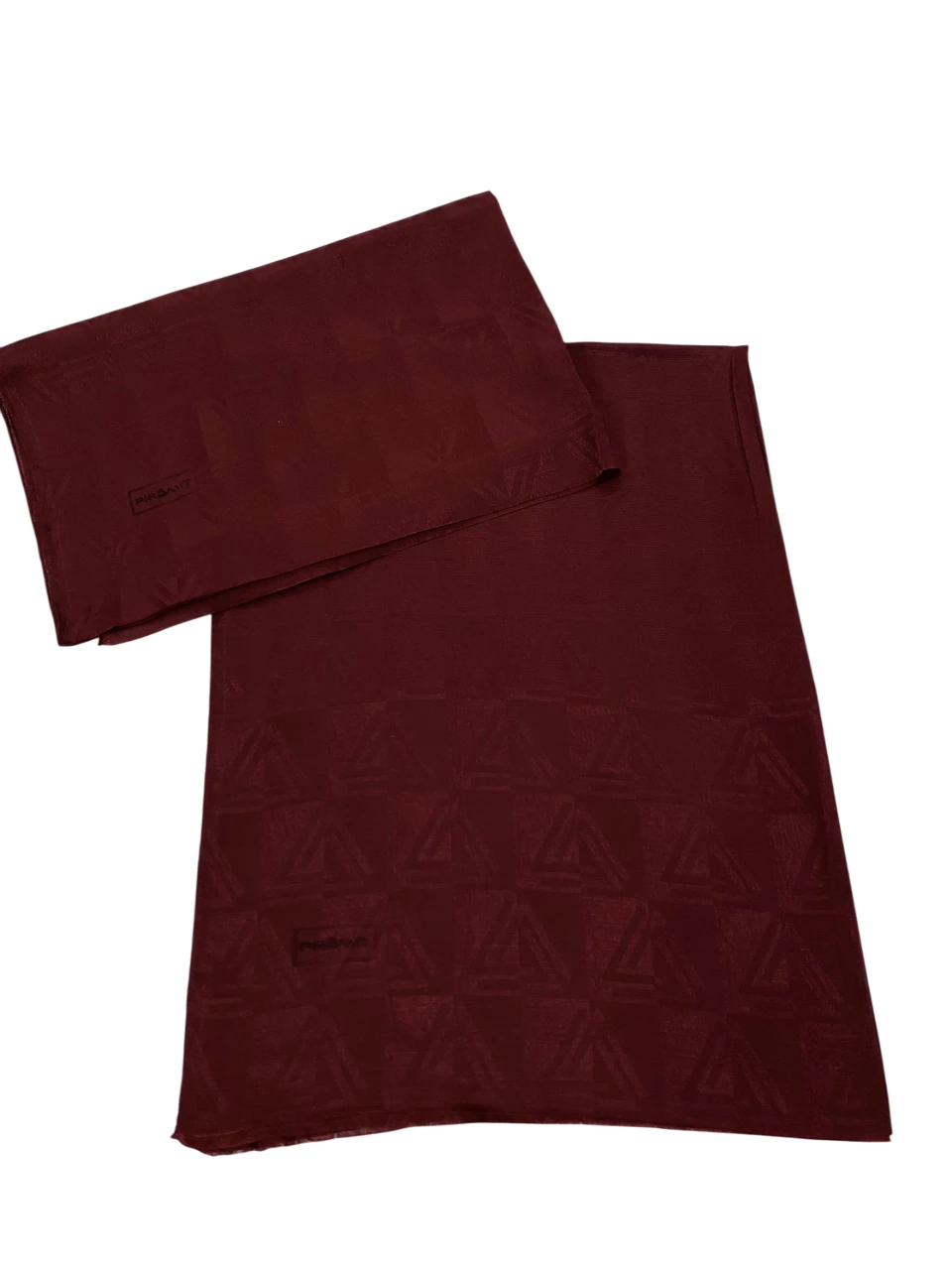 PRM-ÜÇGEN DÜZ MONOGRAM ŞAL M19