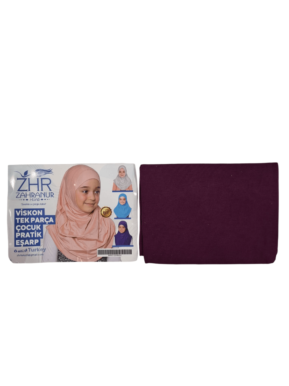 ZEHRANUR ÇOCUK VİSKON PRATİK EŞARP RENK 13