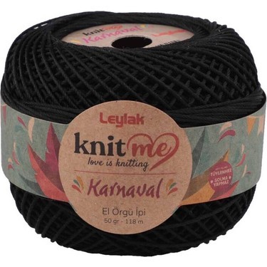 KNİT ME KARNAVAL SİYAH