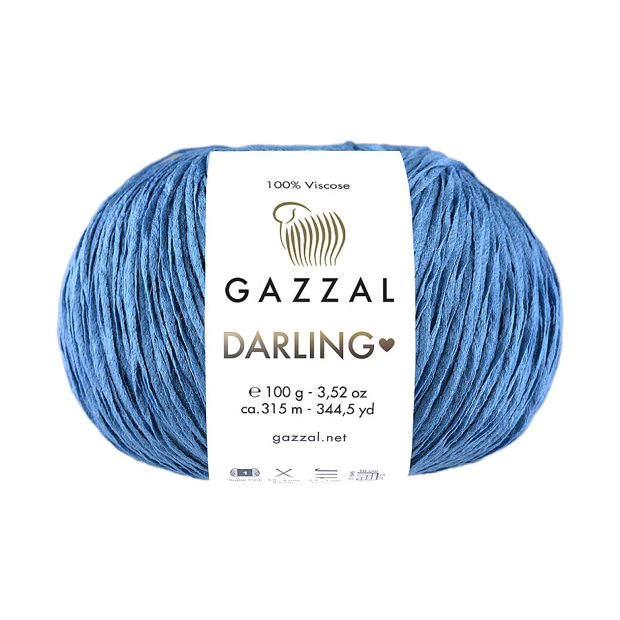 Gazzal Darling 554 Örgü İpi Yazlık Viskon Örgü İpi