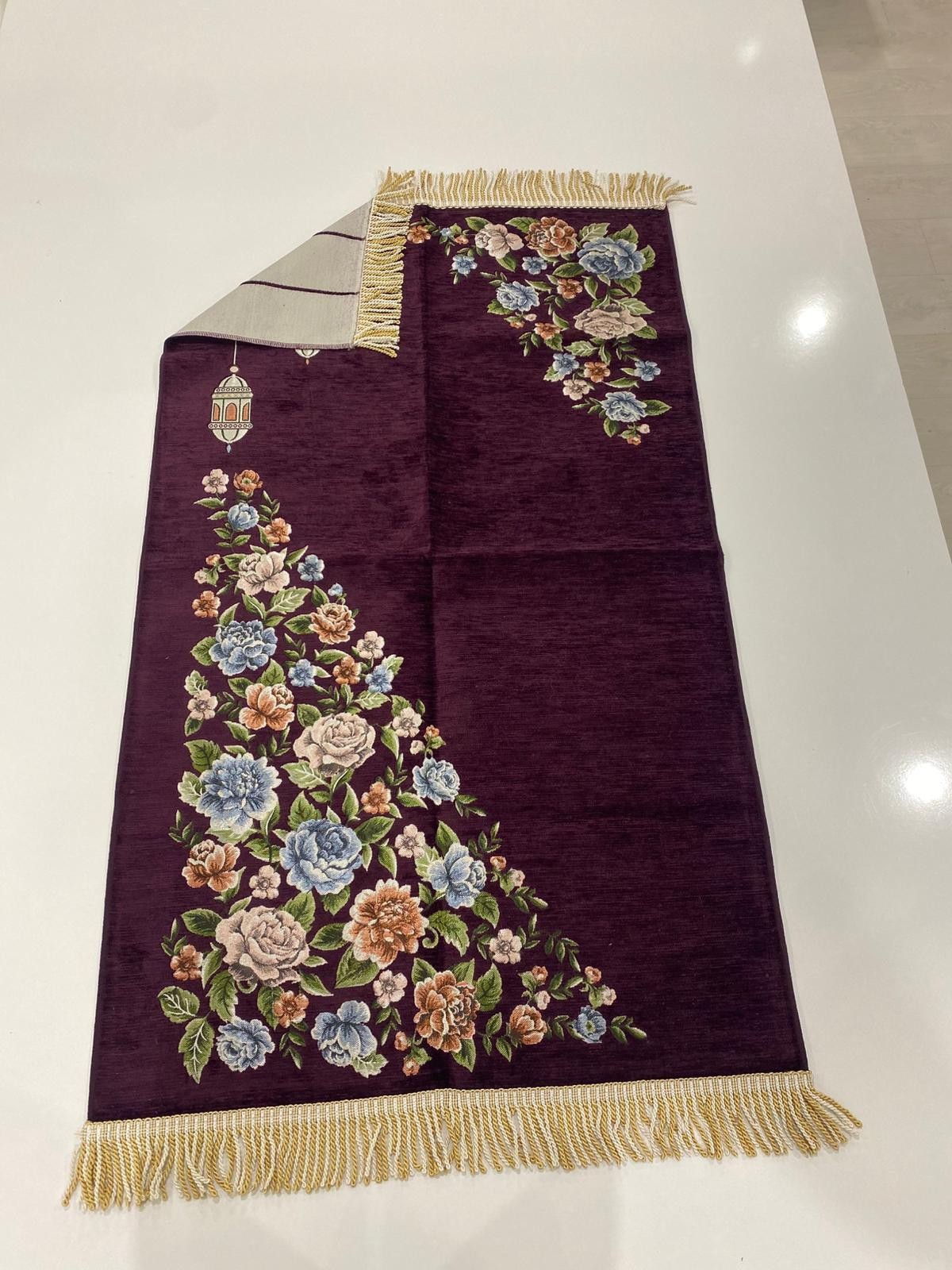 SECCADE MİKRO KANDİL GÜLLÜ ASTARSIZ MODEL 8-115*67 Cm