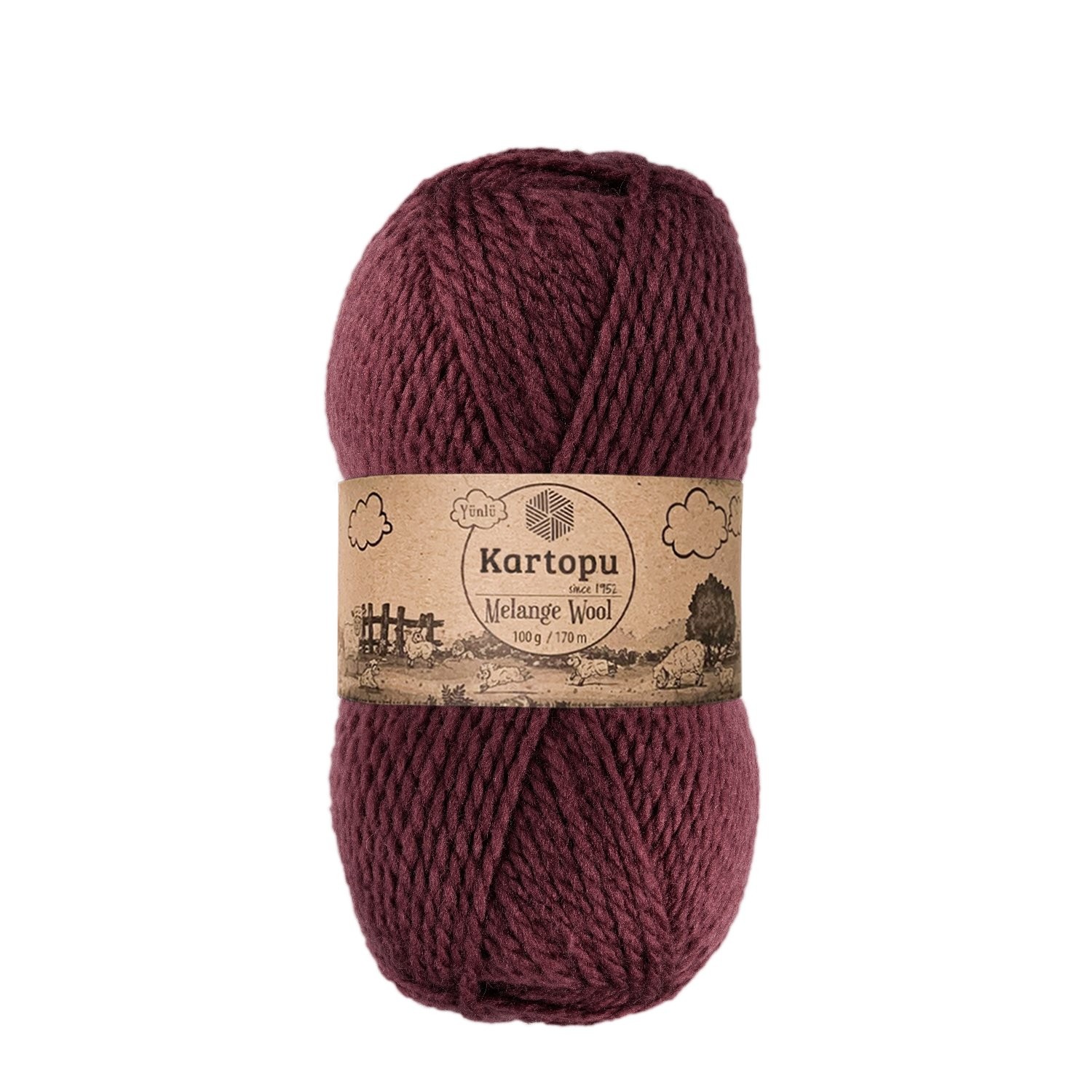 KARTOPU MELANGE WOOL K1707
