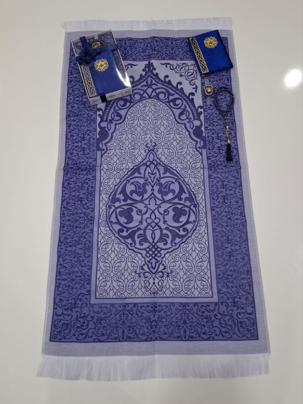 KOMBİN SECCADE YASİN İNCİ TESBİH ZİKİRMATİK M15-110*64 Cm