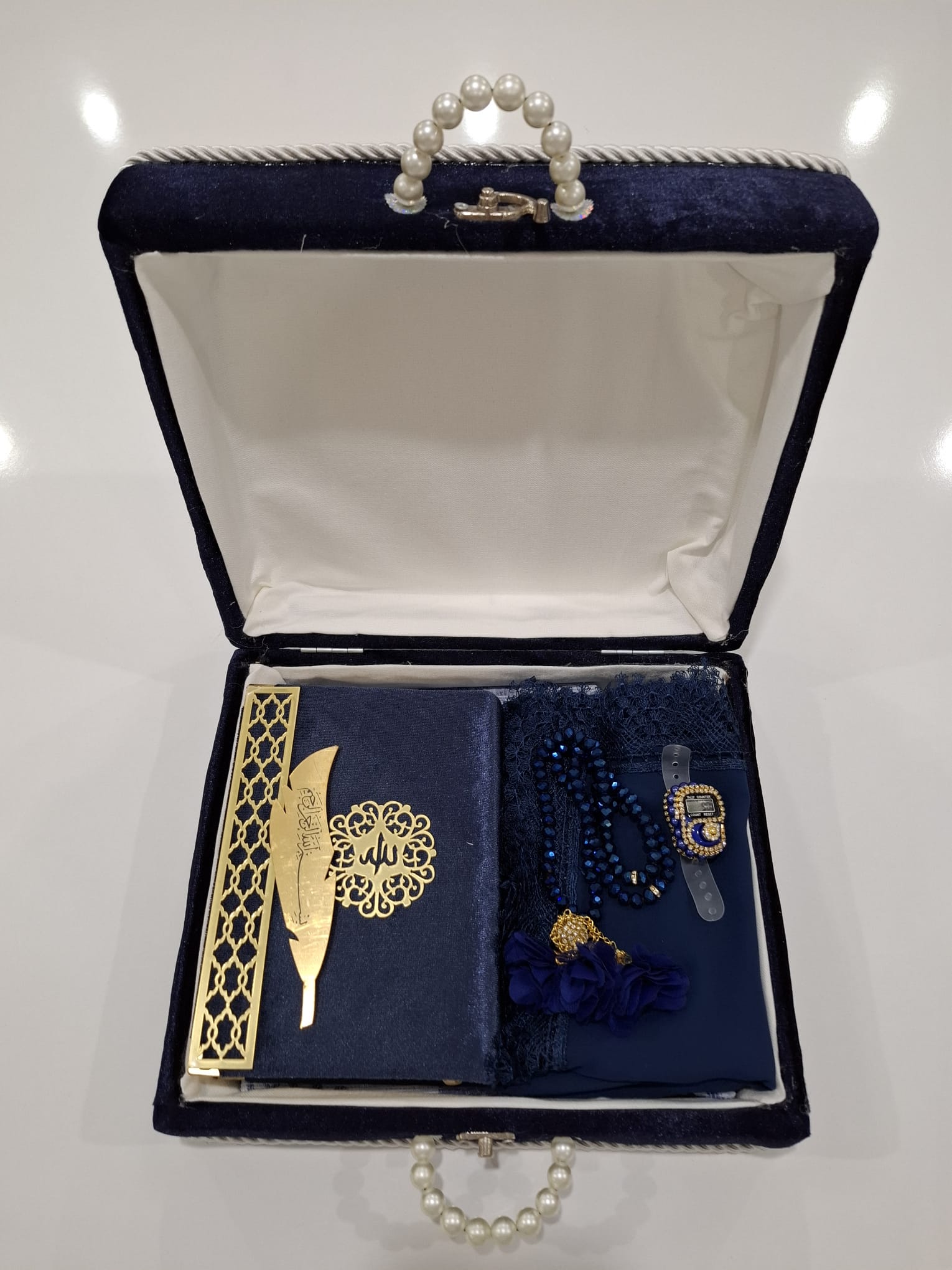 KOMBİN İNCİLİ ÇANTALI SET MODEL 1