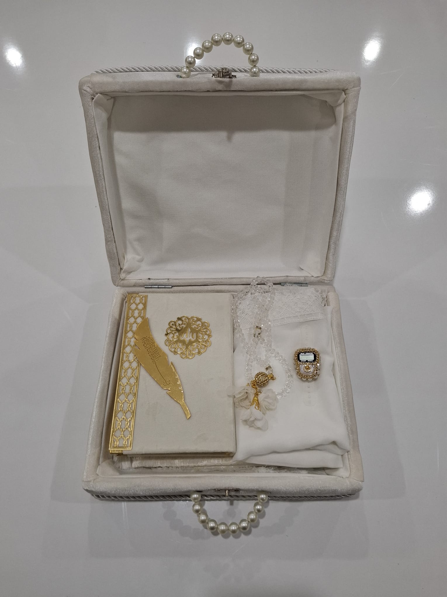 KOMBİN İNCİLİ ÇANTALI SET MODEL 2