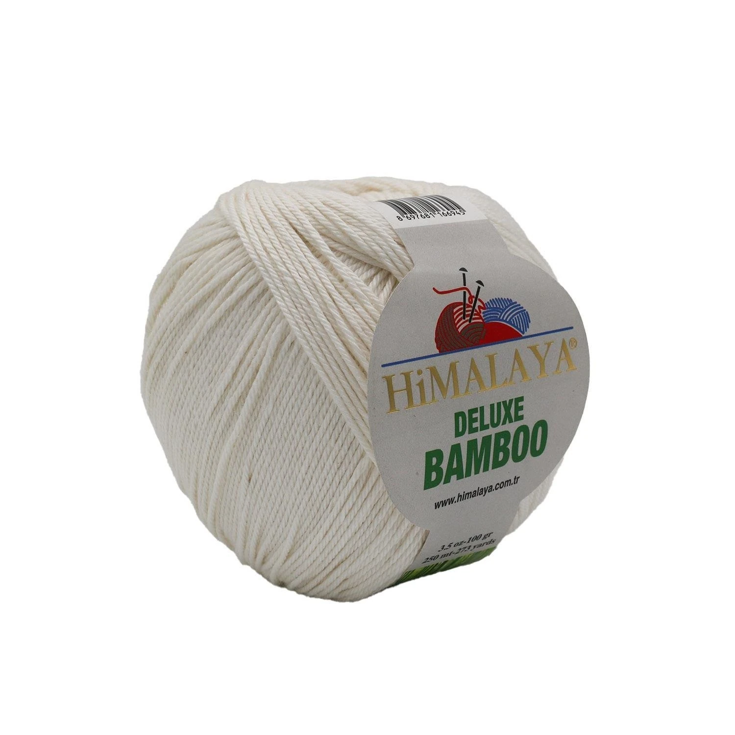 Himalaya Deluxe Bamboo 124-02 örgü ipi bambu pamuk orgu ipi