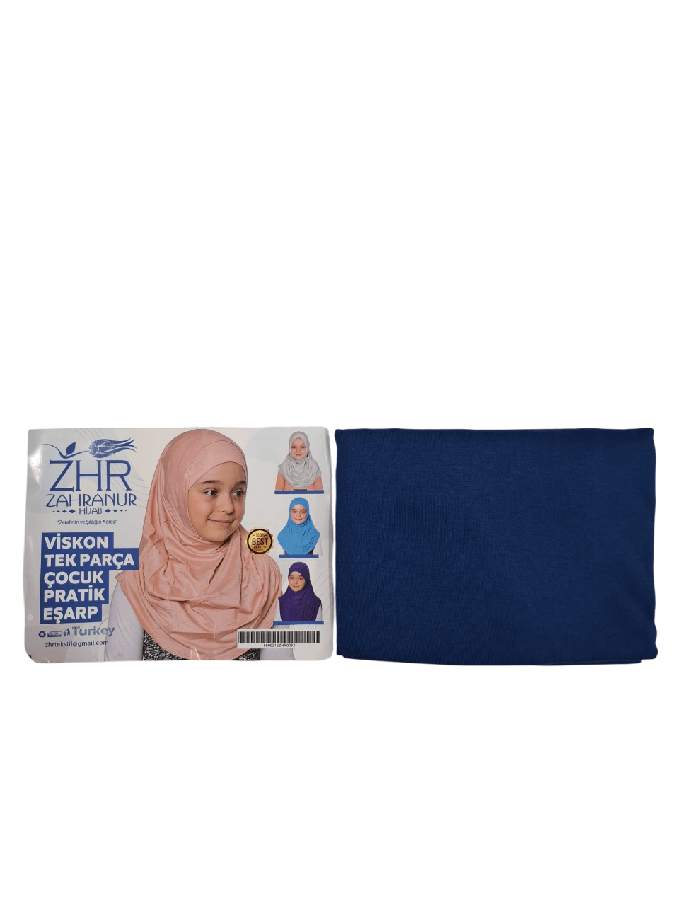 ZEHRANUR ÇOCUK VİSKON PRATİK EŞARP RENK 8