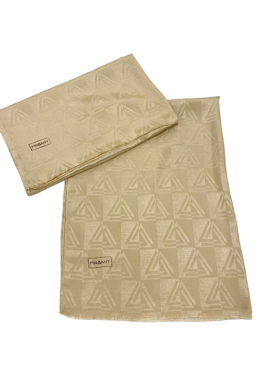 PRM-ÜÇGEN DÜZ MONOGRAM ŞAL M10