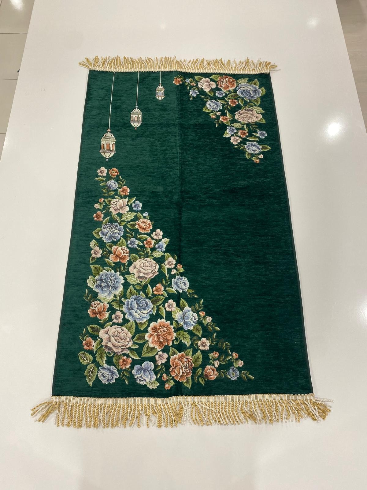 SECCADE MİKRO KANDİL GÜLLÜ ASTARSIZ MODEL 2-115*67 Cm