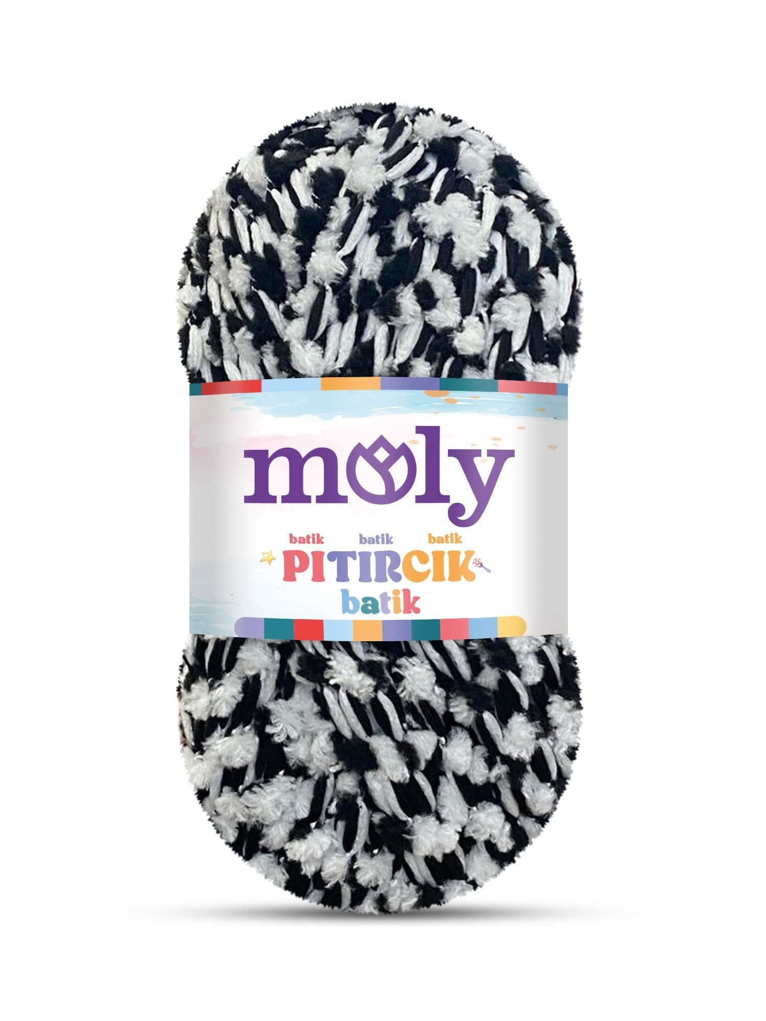 MOLY PITIRCIK BATİK SİYAH-EKRU