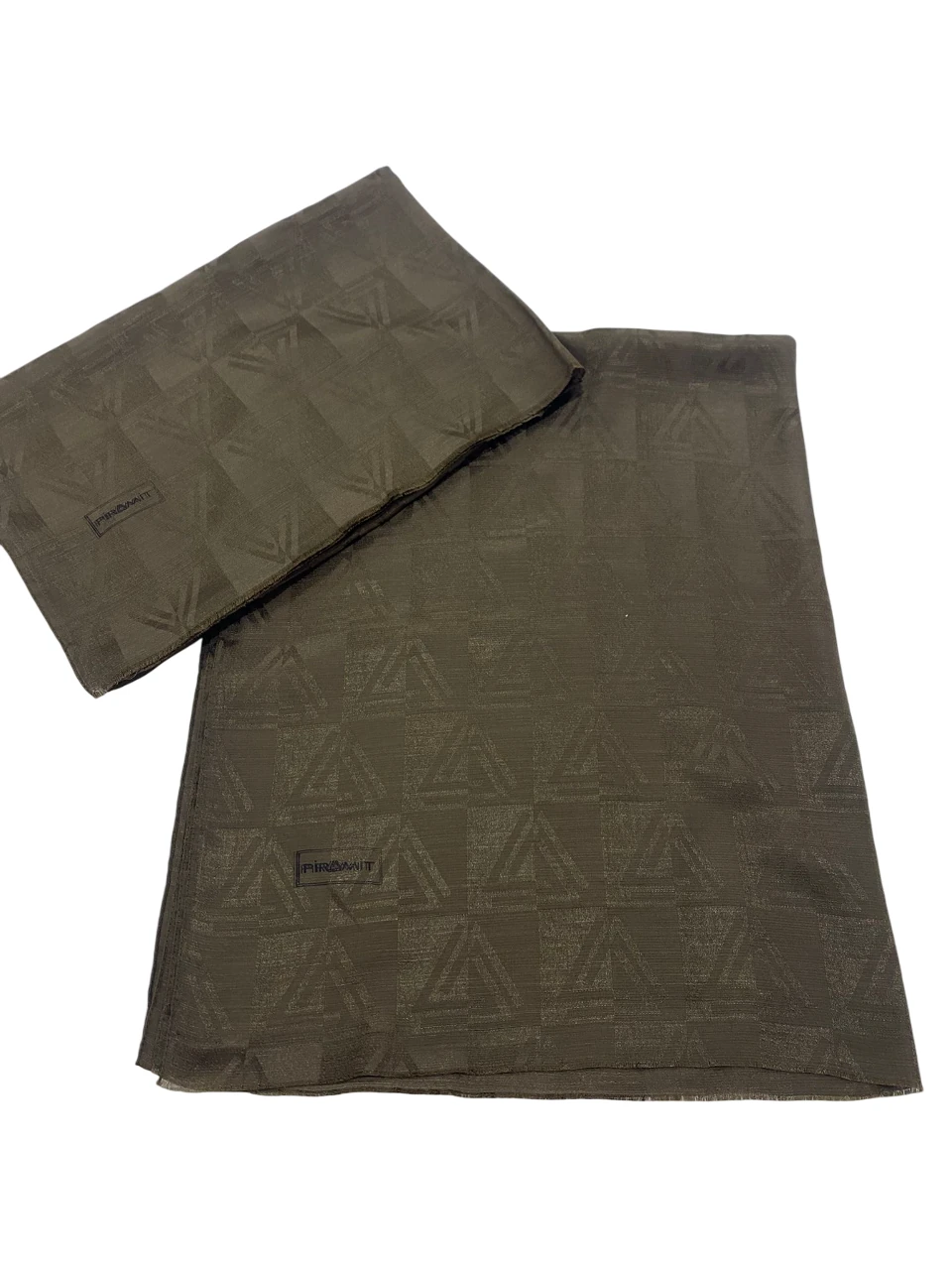 PRM-ÜÇGEN DÜZ MONOGRAM ŞAL M1