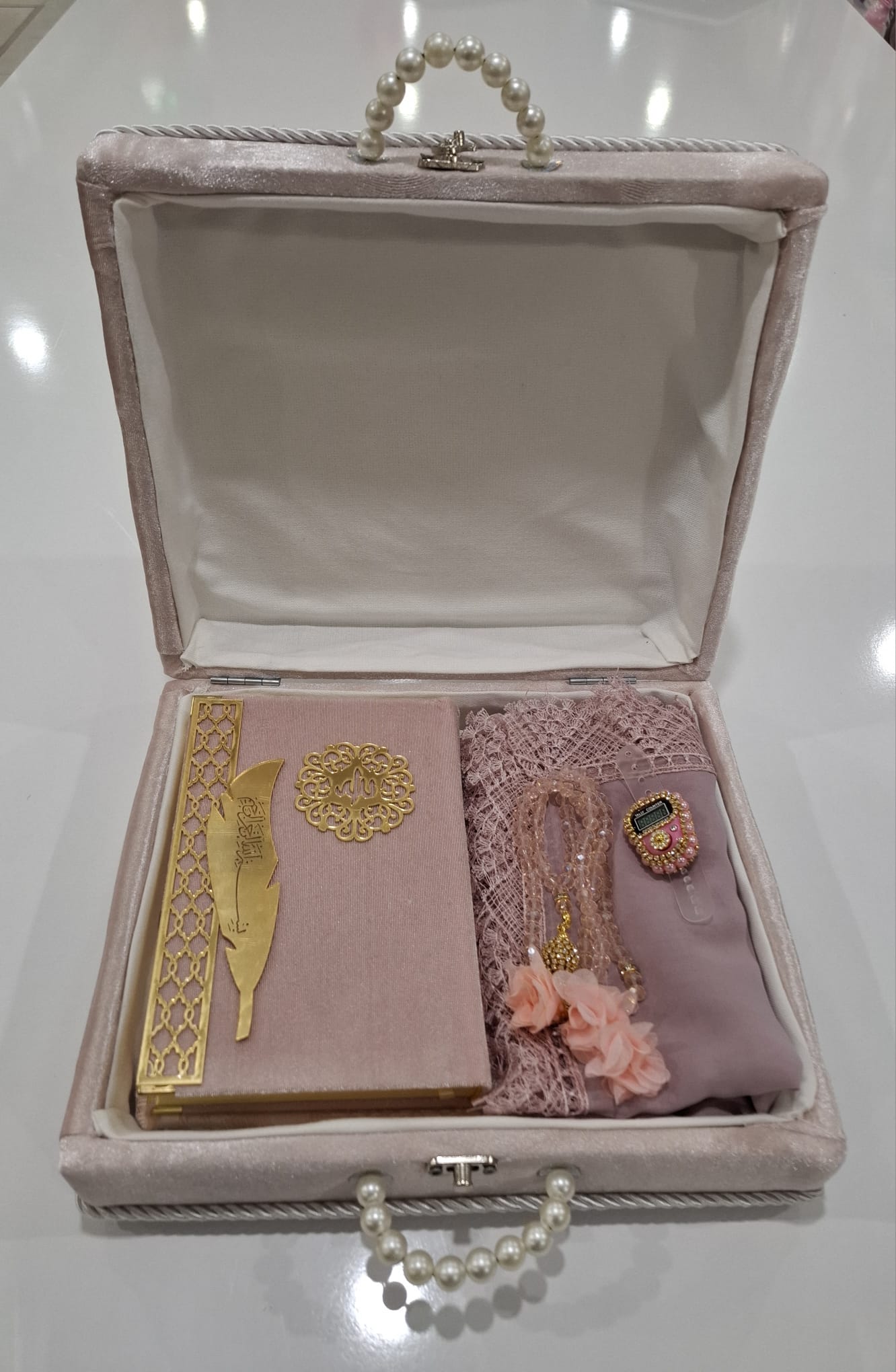 KOMBİN İNCİLİ ÇANTALI SET MODEL 4