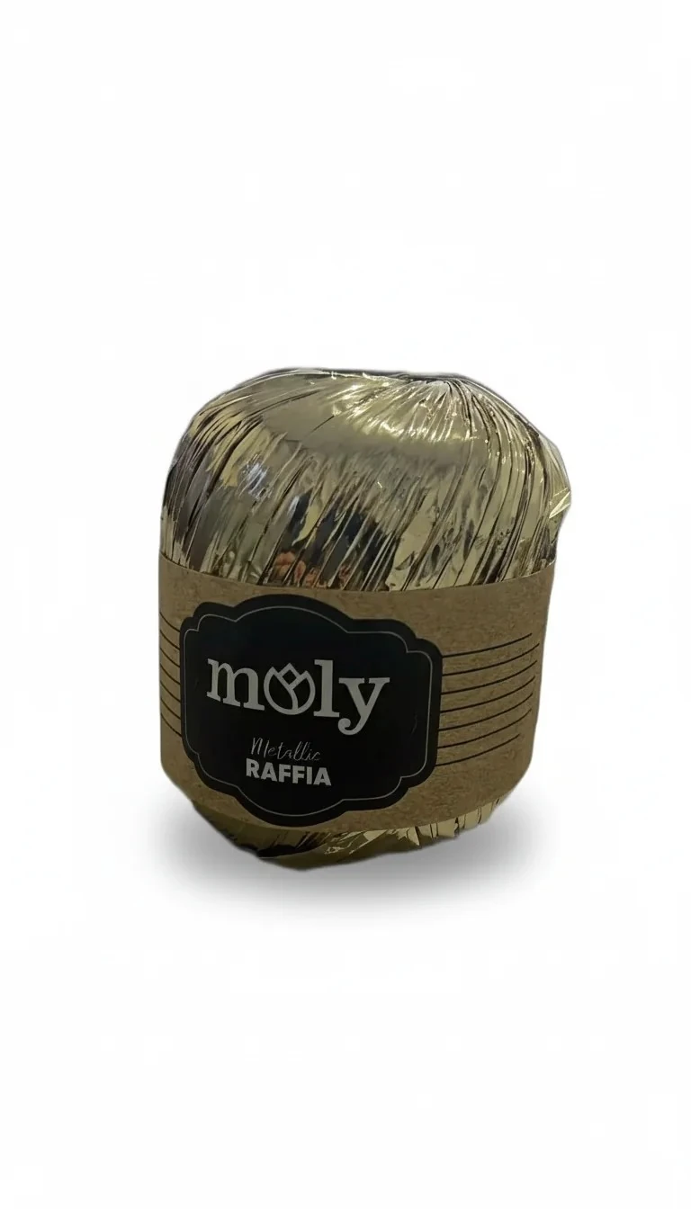 MOLY RAFFİA METALİK 12