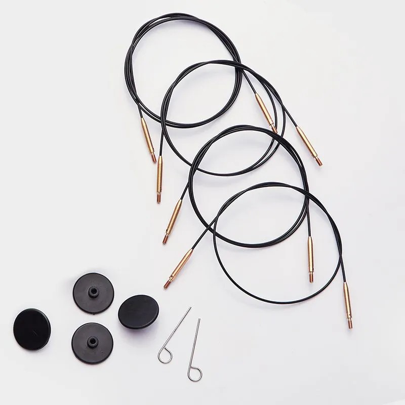 BLACK SS SWİVEL CORD - 35 CM-60 CM / 24 10673