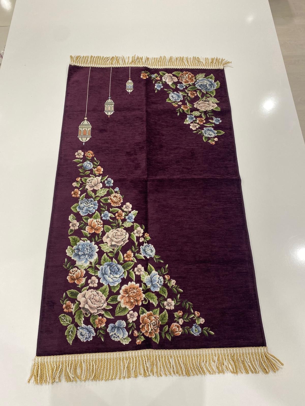 SECCADE MİKRO KANDİL GÜLLÜ ASTARSIZ MODEL 8-115*67 Cm