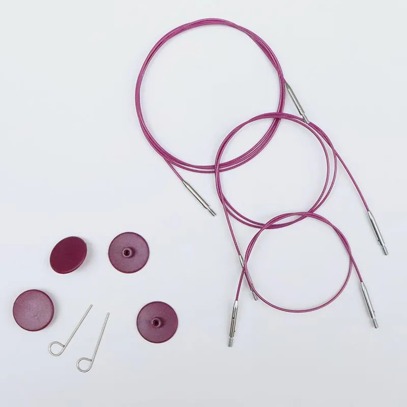 PURPLE SWİVEL CORD - 28 CM-50 CM / 20 10642