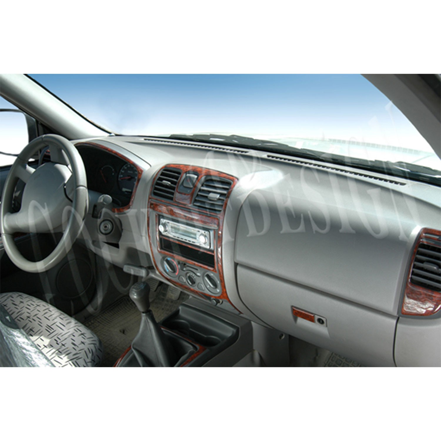 Meriç® Isuzu D Max Tek Kabin 2x2 Maun Kaplama 14 Parça 2005-2006