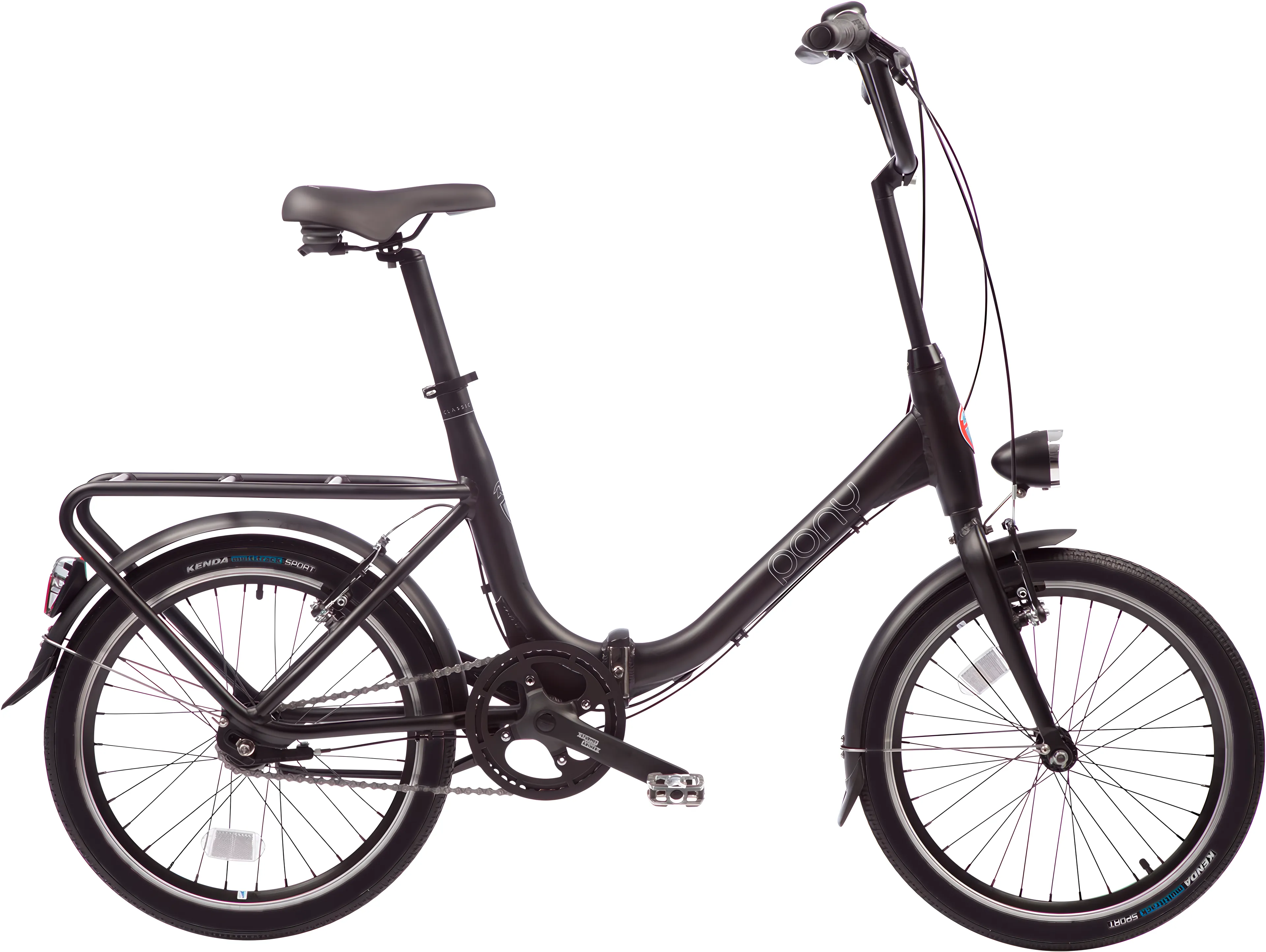 ROG PONY CLASSIC 3 VİTESLİ KATLANABİLİR SİYAH ŞEHİR BİSİKLETİ