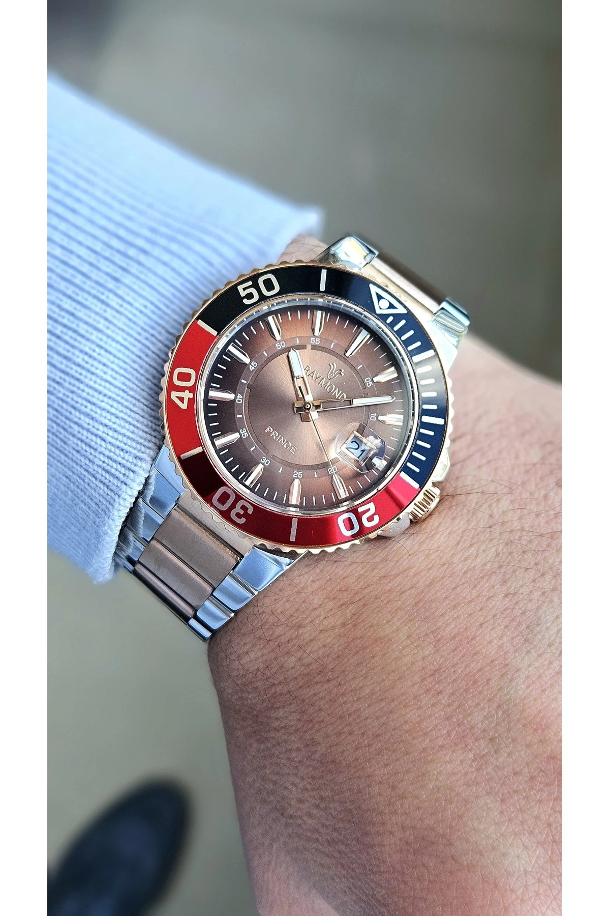 RYM-61003 ERKEK KOL SAATİ - ÇELİK KASA VE KORDON - 2 YIL GARANTİ