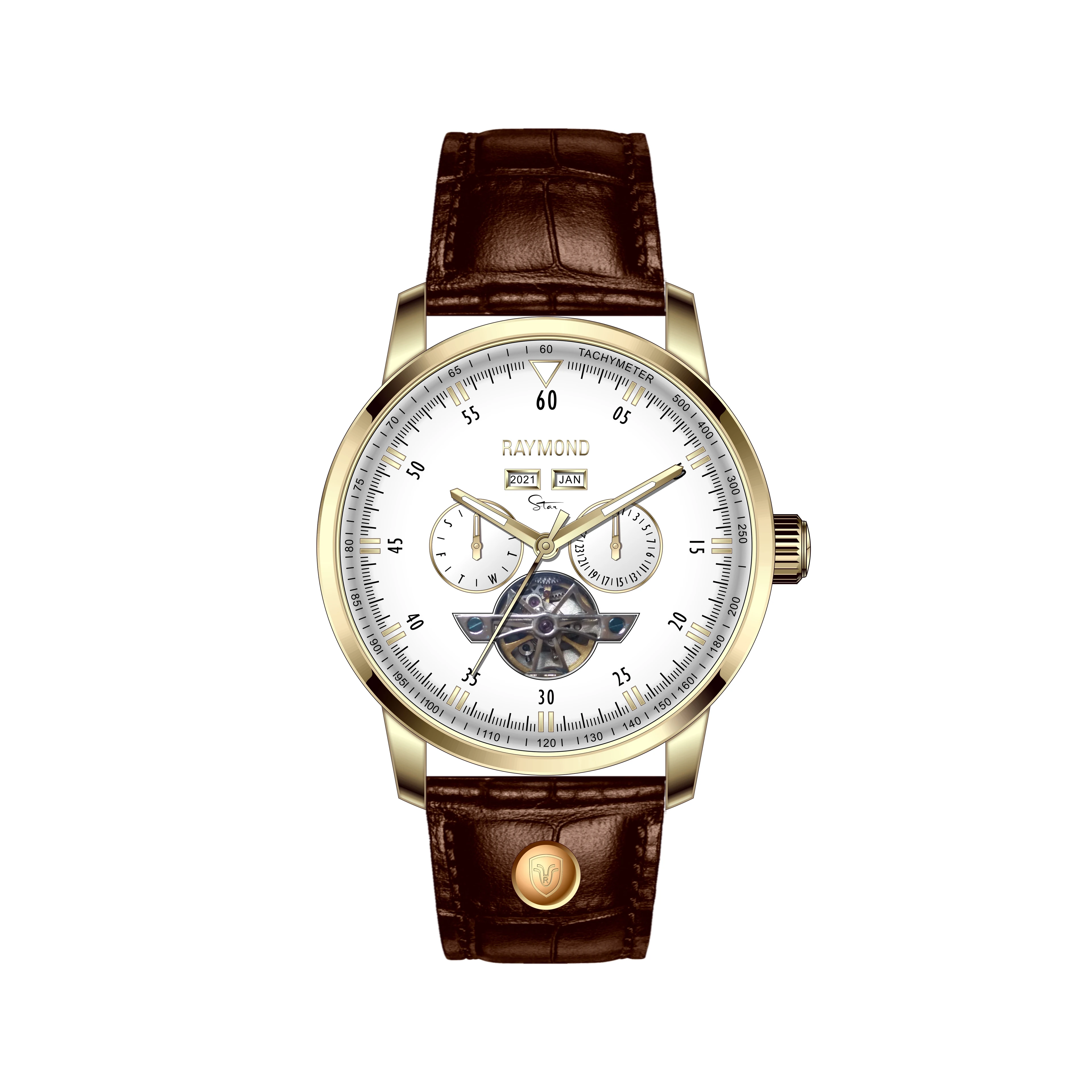 YENİ RYM-4122 ERKEK OTOMATİK KOL SAATİ