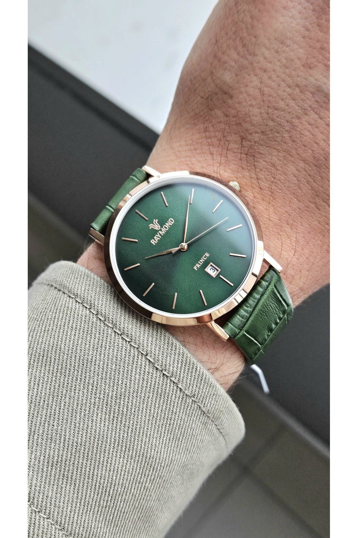 RYM-2230 QUARTZ ERKEK KLASİK KOL SAATİ - ÇELİK KASA VE DERİ KORODN - 2 YIL GARANTİ