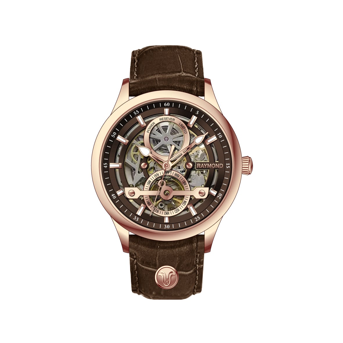RYM-280267 ERKEK İSKELET OTOMATİK KOL SAATİ