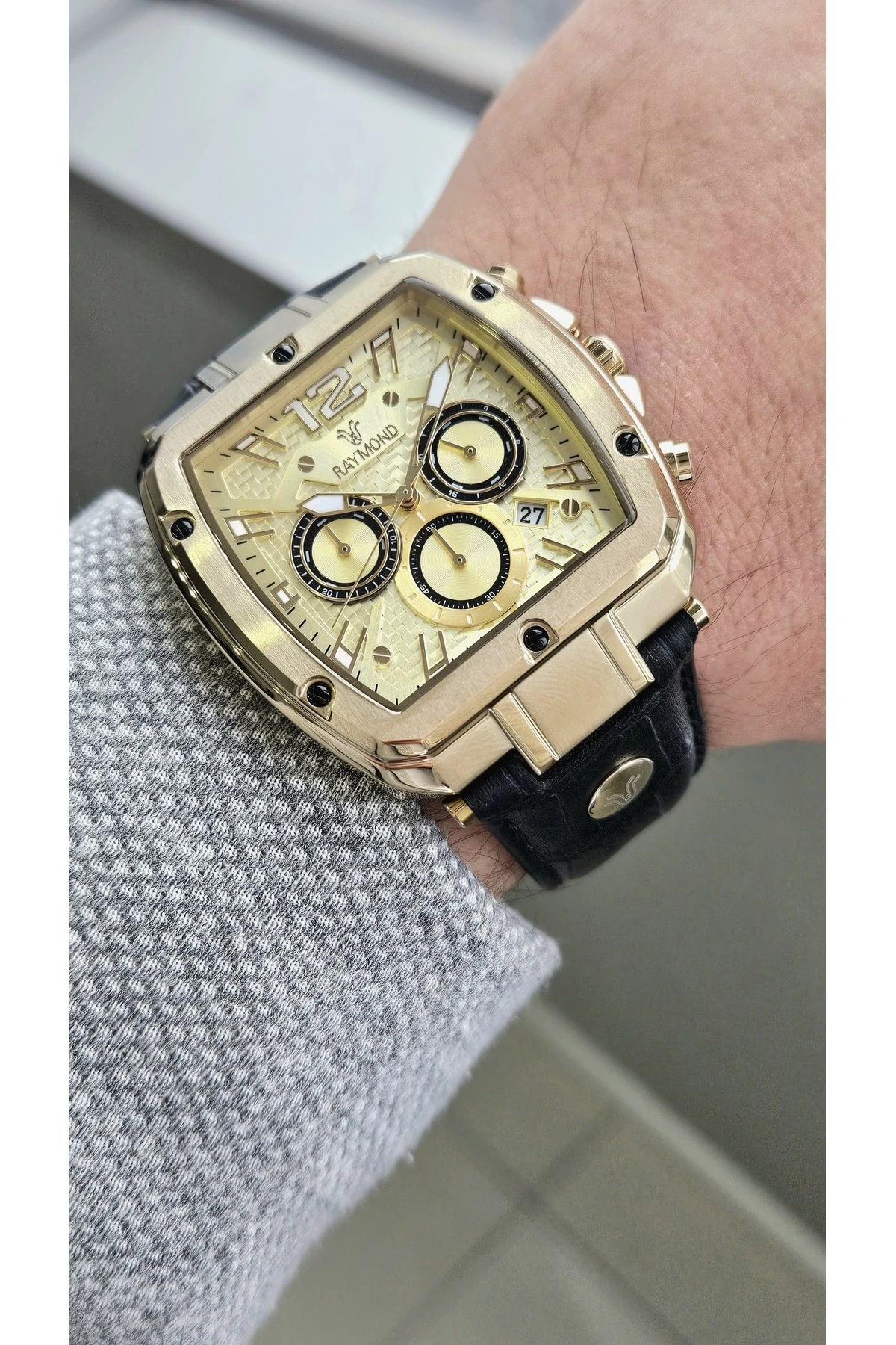 G831719m Deri Kordon Erkek Kol Saat - Paslanmaz Çelik - 2 Yıl Garanti