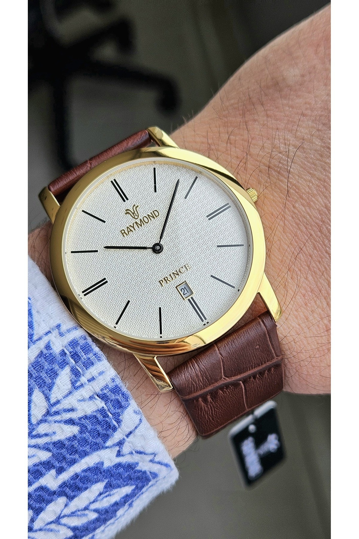GOLD-Kahverengi-Beyaz