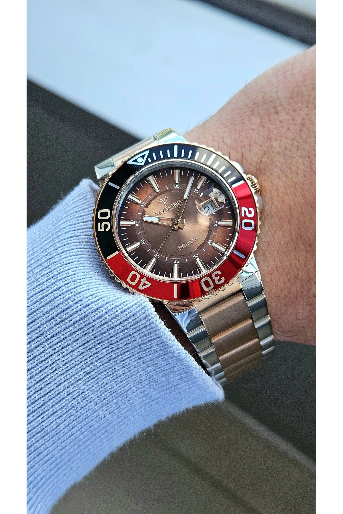 RYM-61003 ERKEK KOL SAATİ - ÇELİK KASA VE KORDON - 2 YIL GARANTİ