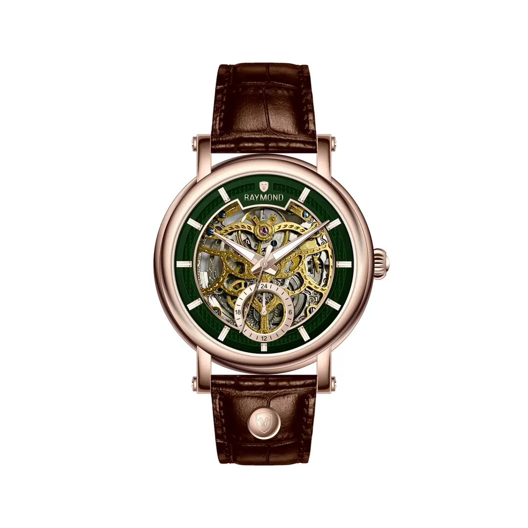 riekkiさまオーダー RYM-4853 OTOMATİK ERKEK İSKELET MODEL KOL SAATİ - ÇELİK KASA