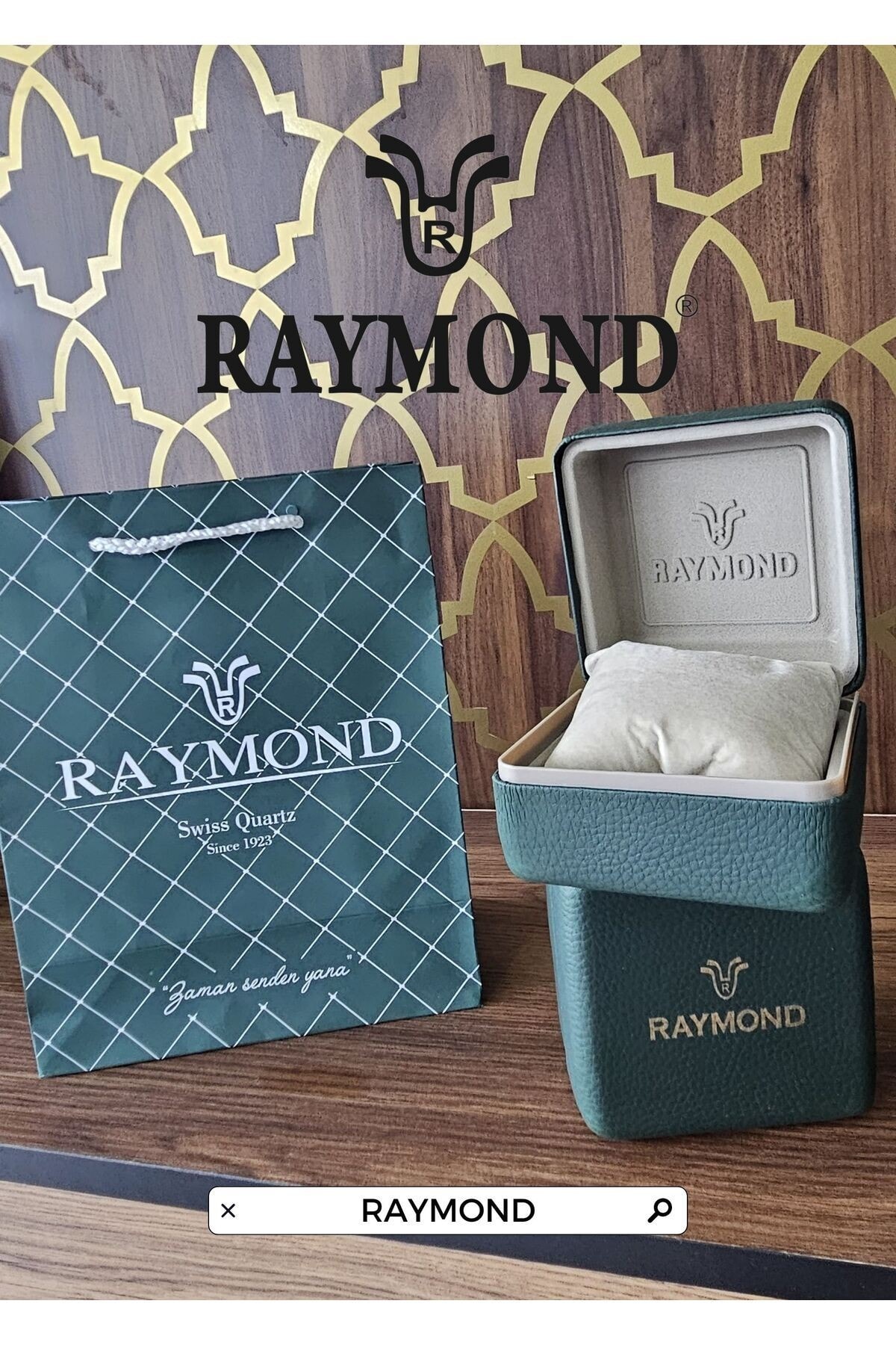 RYM-250424 RAYMOND OTOMATİK ERKEK KOL SAATİ- 2 YIL GARANTİ - PASLANMAZ ÇELİK