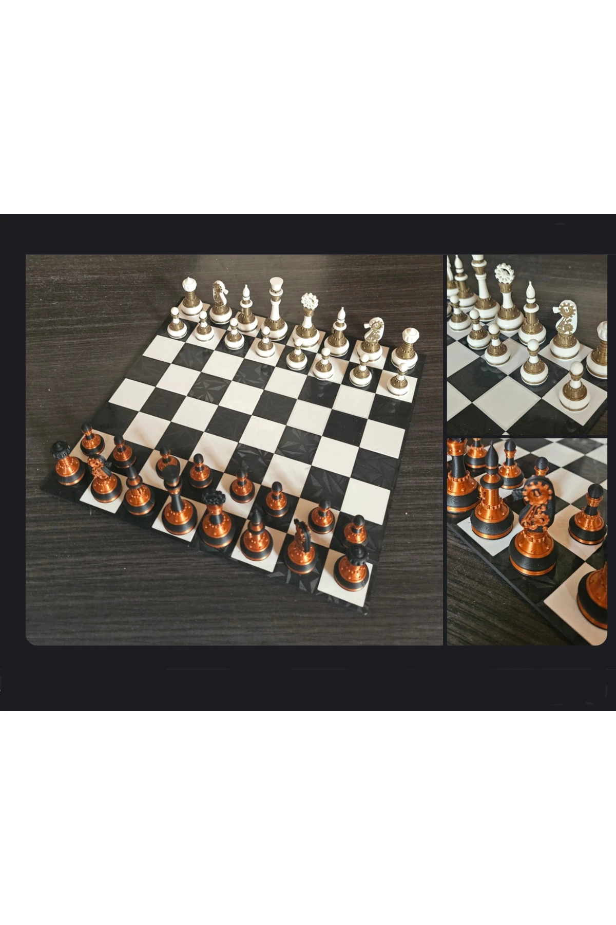 Steampunk Satranç Seti (KUTULU)