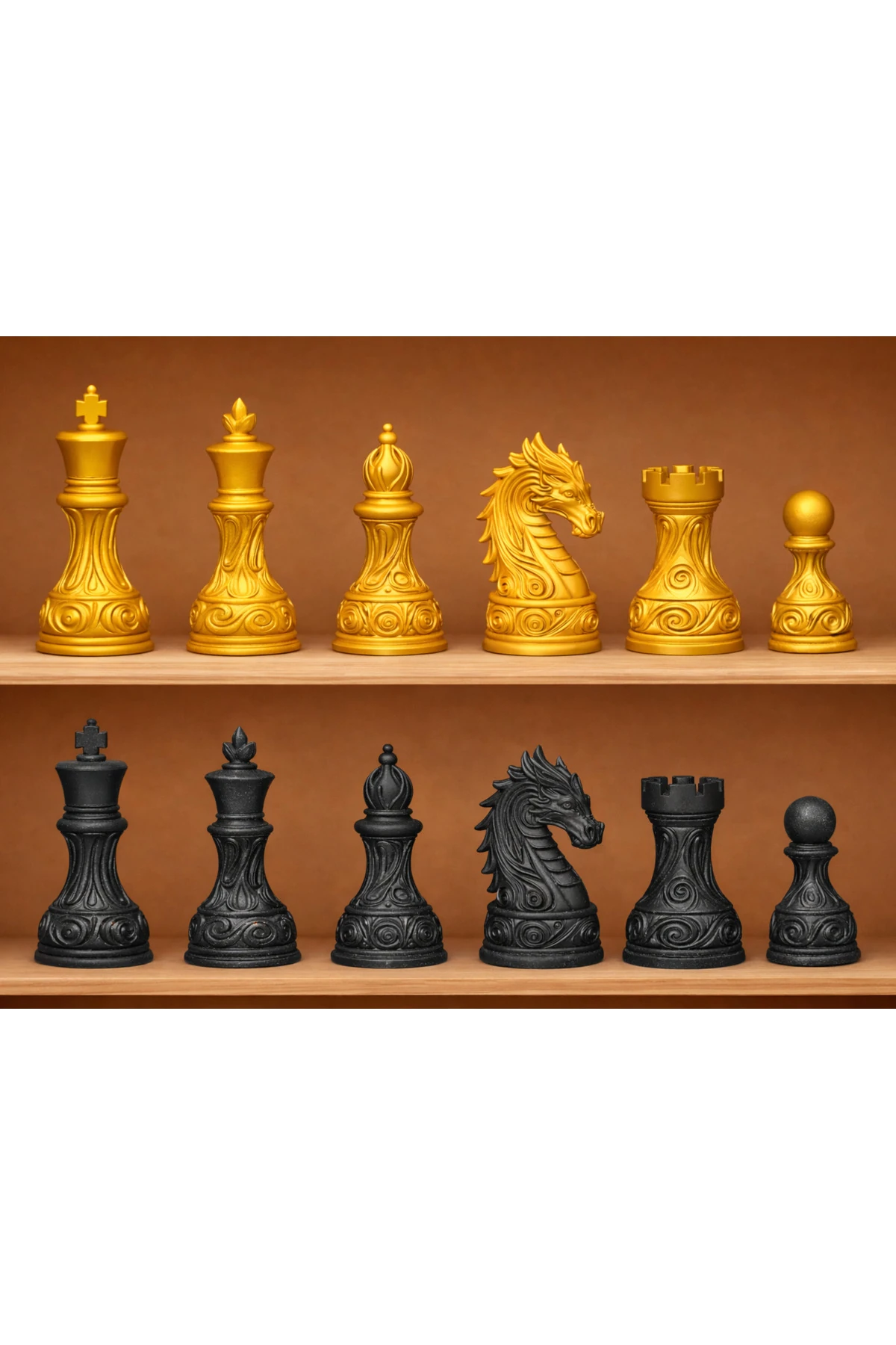 Mistik İşlemeli Satranç Seti