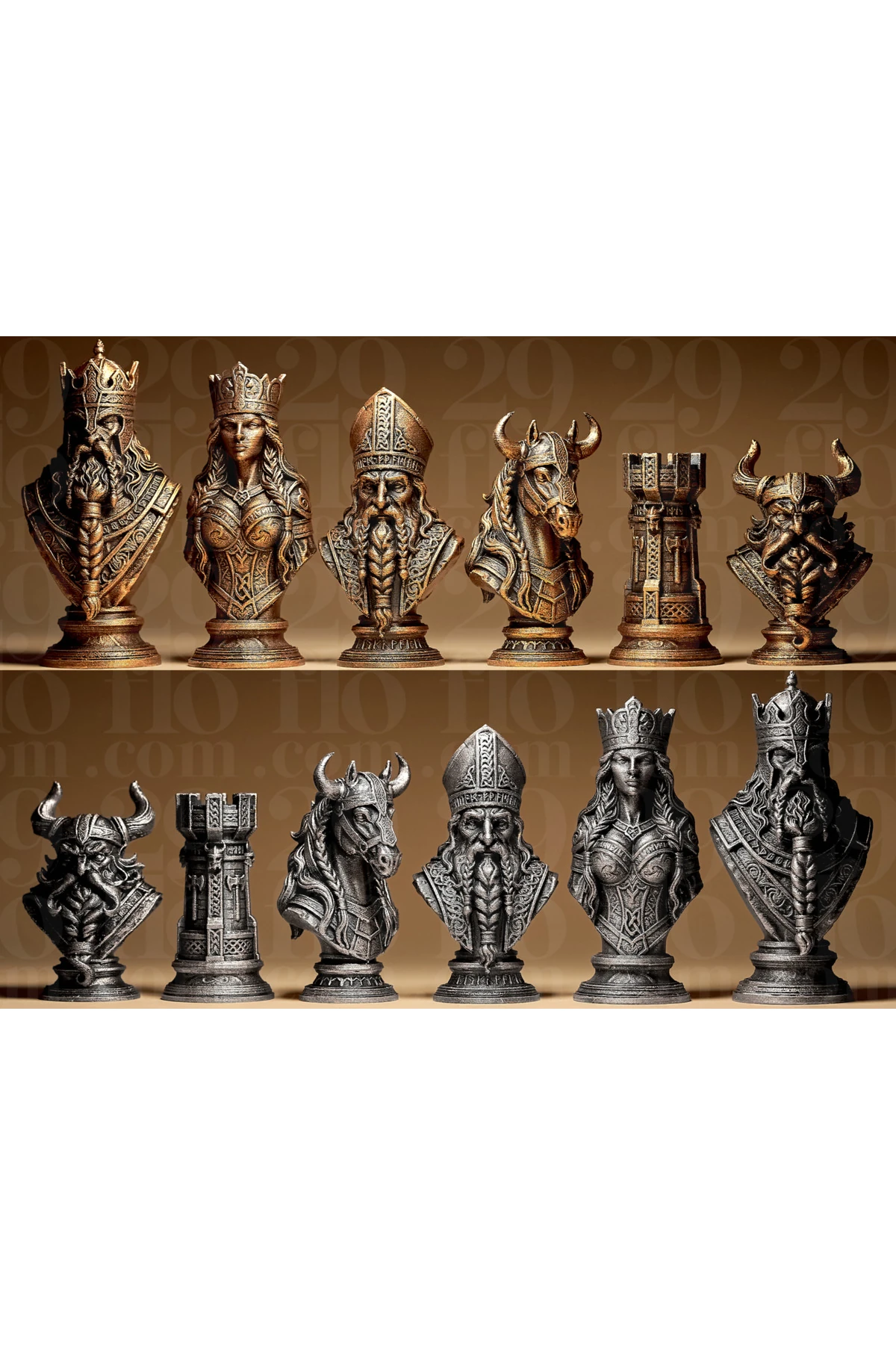 Nord-Viking Satranç Taşı Seti
