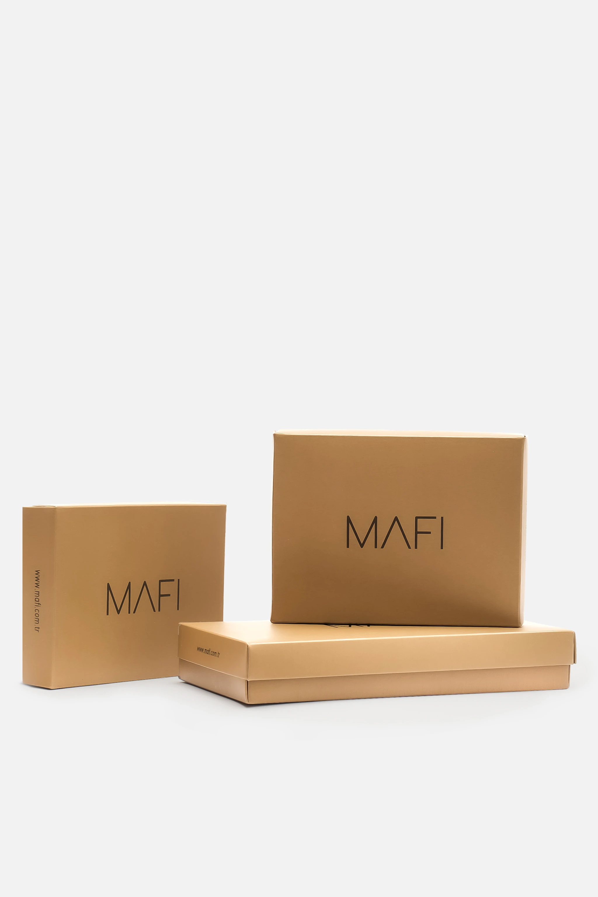 MAFİ Unisex Kartell Hakiki Deri Kompakt Akordeon Kartlık